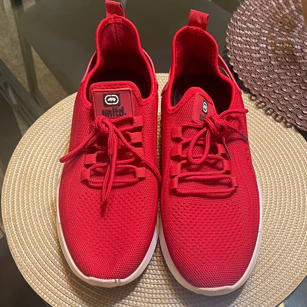 Ecko Unlimited Red Athletic Shoes